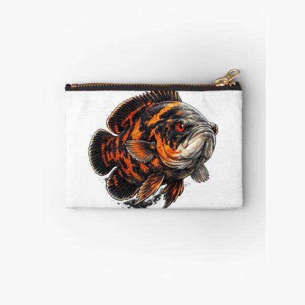 Item preview, Tiger Oscar Fish – Aquarium Predator Art designed and sold by Liquid Venom.