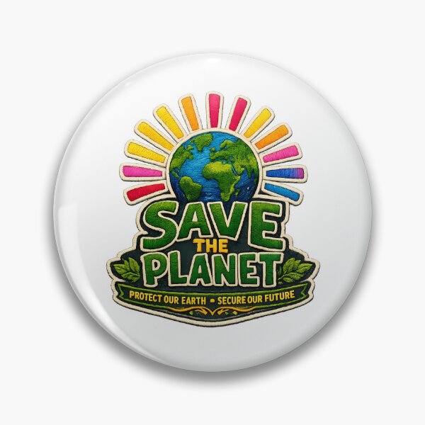 Item preview, Save The Planet Earth Patch designed and sold by Mastermind-Art.