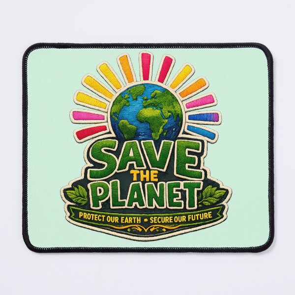 Item preview, Save The Planet Earth Patch designed and sold by Mastermind-Art.
