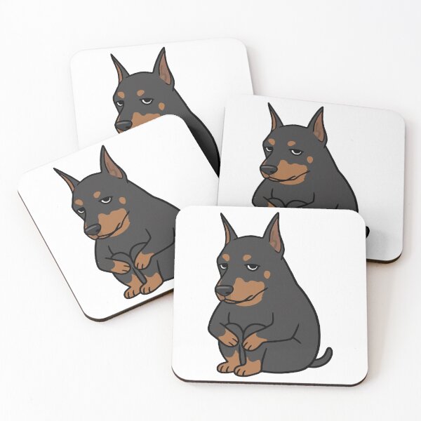Item preview, Awkward Doberman Waiting designed and sold by WhatsupDawg.