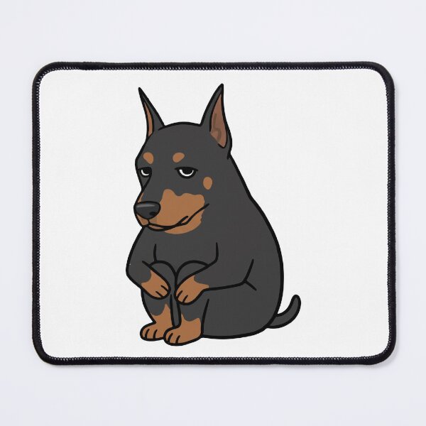 Item preview, Awkward Doberman Waiting designed and sold by WhatsupDawg.