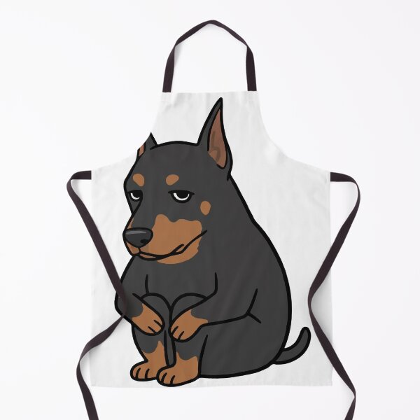 Item preview, Awkward Doberman Waiting designed and sold by WhatsupDawg.