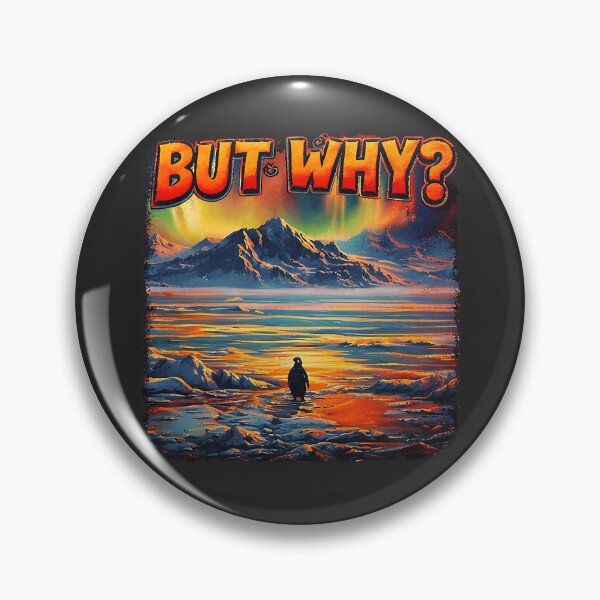 Item preview, Meme Penguin But Why Heading To Mountains designed and sold by Michasstuckey.