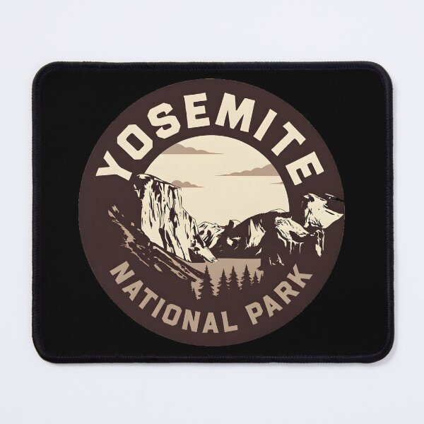 Item preview, Vintage Yosemite Circle Badge - Retro National Park Design designed and sold by tokyojeff.