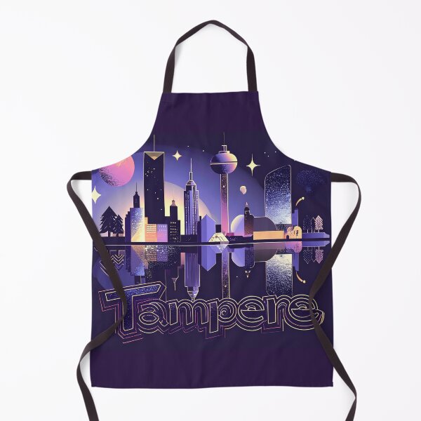 Item preview, Retro skyline of Tampere designed and sold by LiskoDesign.