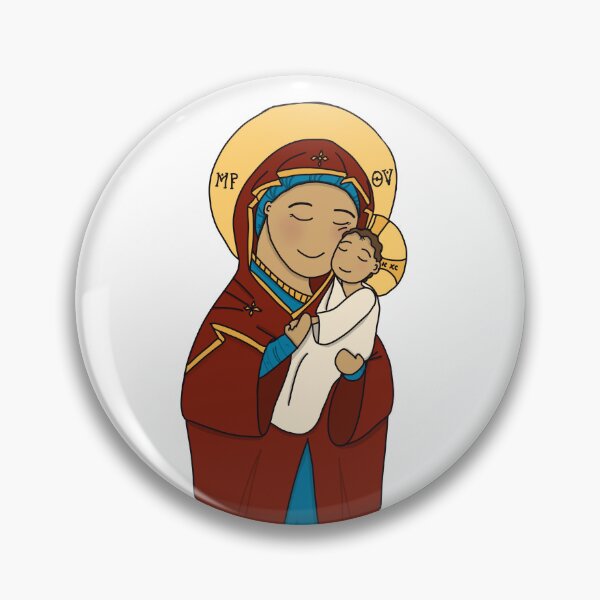 Item preview, Theotokos & Baby Jesus designed and sold by Orthodox Icon Friends.