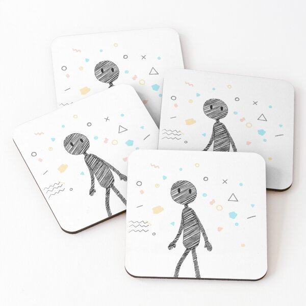 Item preview, Abstract Scribble Stick Figure – Minimal Line Art Character designed and sold by Articooler.