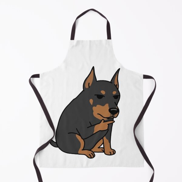 Item preview, Thinking Doberman Meme designed and sold by WhatsupDawg.