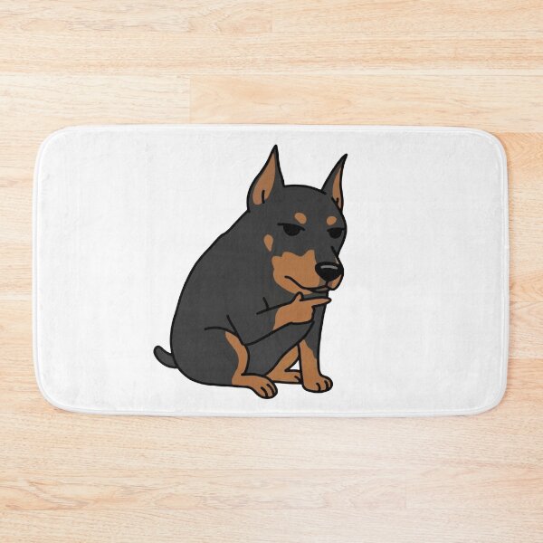 Item preview, Thinking Doberman Meme designed and sold by WhatsupDawg.