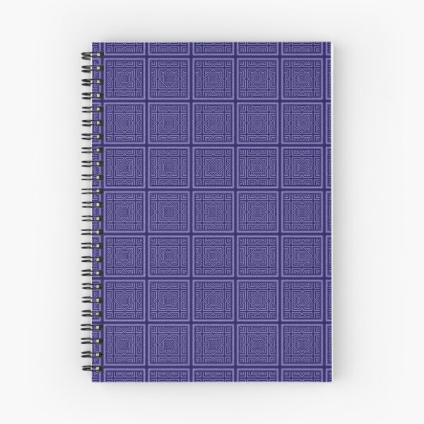 Item preview, Rich pattern of frames in blue-violet color designed and sold by Cherevan.