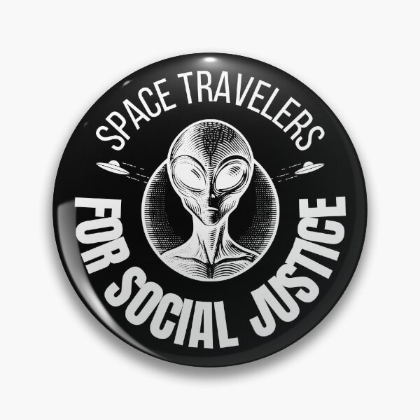 Item preview, SPACE TRAVELERS FOR SOCIAL JUSTICE designed and sold by ActOutTees.