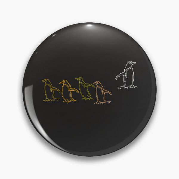 Item preview, Minimal Penguin Line Art Animal Illustration designed and sold by Michasstuckey.