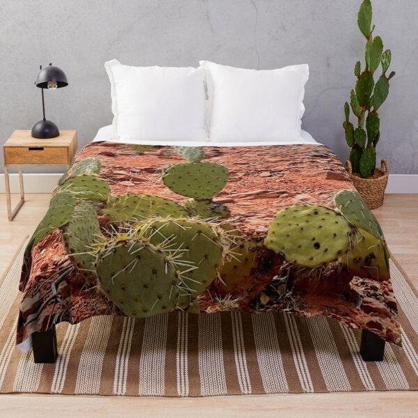 Item preview, Arizona desert | bunny ear cacti | red rocks | Sedona | Southwest landscape designed and sold by hollycooper.
