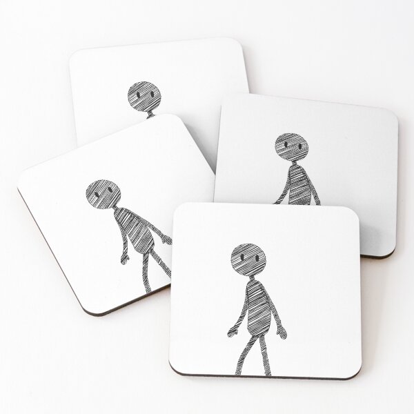 Item preview,  Abstract Scribble Stick Figure – Minimal Line Art Character designed and sold by Articooler.