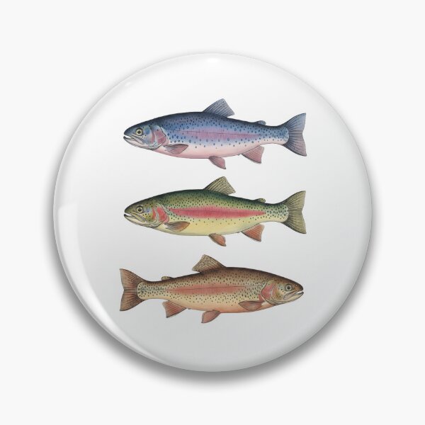Item preview, Abstract Colorful Trout In A Row, River Fish Trout Species, Fly Fishing Gift, Boho Unisex designed and sold by DesignDenDo ⭐⭐⭐⭐⭐.