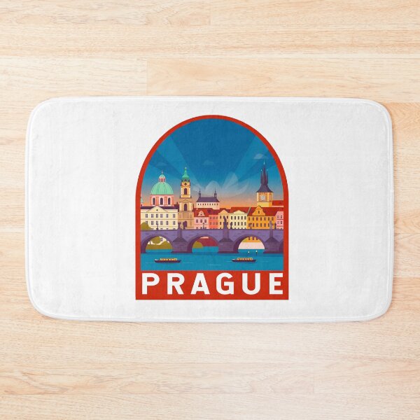 Item preview, Prague Retro Travel Graphic Design designed and sold by Timegraf.