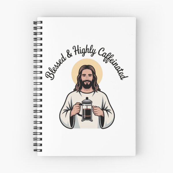 Item preview, Blessed Jesus French Press Coffee Humor designed and sold by ApproachingZion.