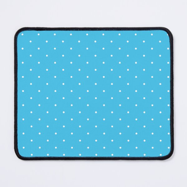 Item preview, White polka dots on blue background designed and sold by RishabhArts1.