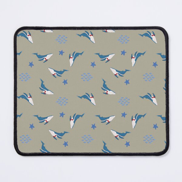 Item preview, Whale with Red Bow Tie Pattern designed and sold by ottrain.