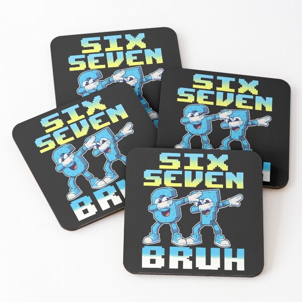 Item preview, Six Seven Bruh Italian Brainrot 67 Dabbing Numbers Pixel Gamer Meme Birthday Boys Gift For Boy Kids designed and sold by ArmyAbodo.
