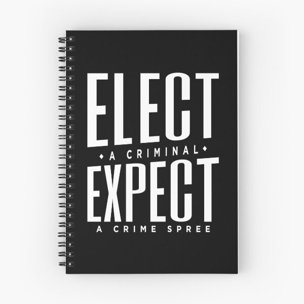 Item preview, Elect A Criminal Anti Trump Crime Spree Stickers designed and sold by EthosWear.