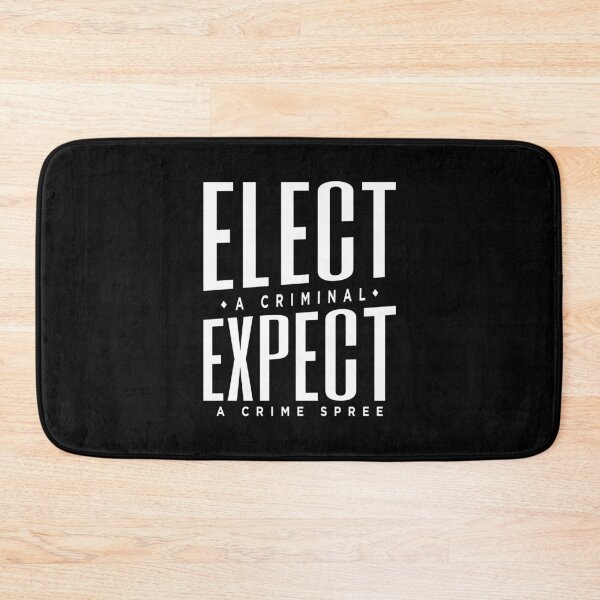 Item preview, Elect A Criminal Anti Trump Crime Spree Stickers designed and sold by EthosWear.