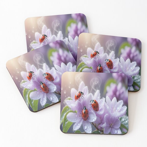 Item preview, Morning Dew and Ladybugs designed and sold by AmetistLight.