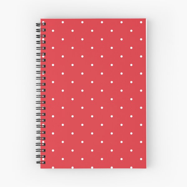 Item preview, White polka dots on red background designed and sold by RishabhArts1.