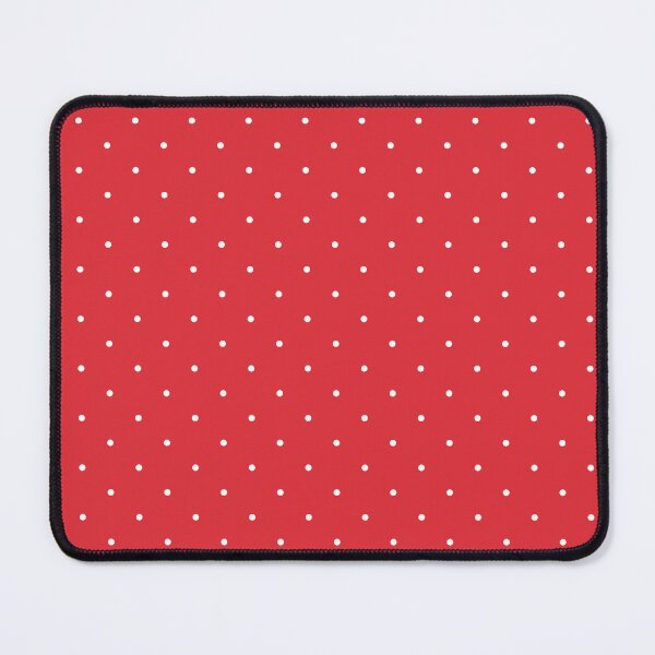 Item preview, White polka dots on red background designed and sold by RishabhArts1.