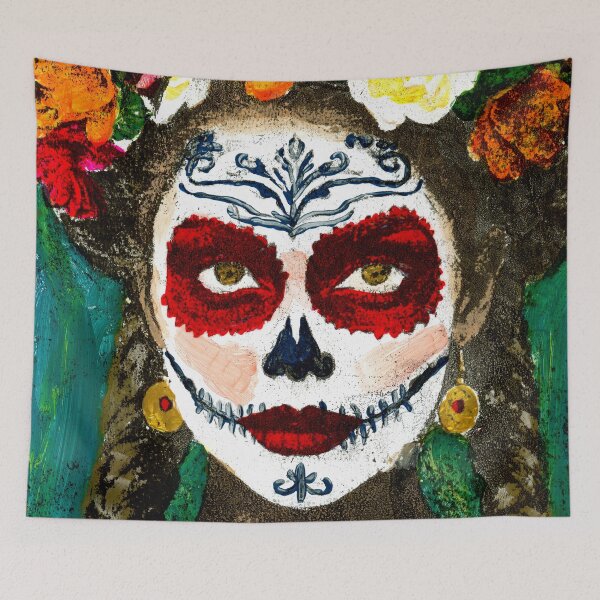 Item preview, Floral Catrina designed and sold by ElvisSantanaArt.