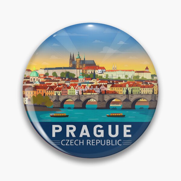Item preview, Prague Retro Travel Graphic Design designed and sold by Timegraf.