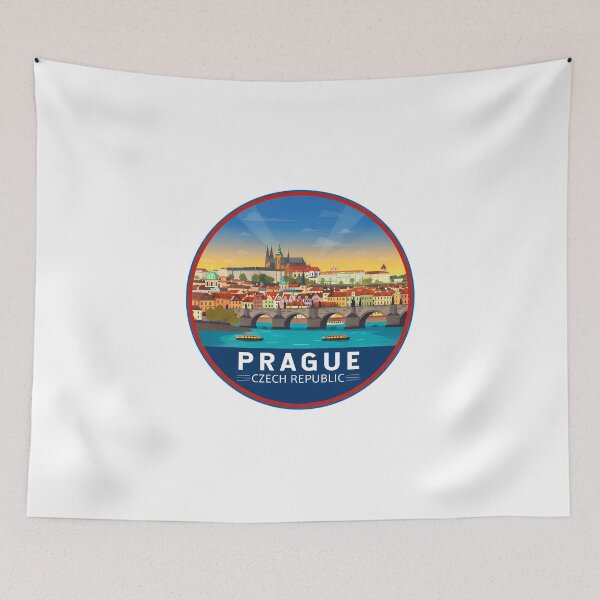 Item preview, Prague Retro Travel Graphic Design designed and sold by Timegraf.