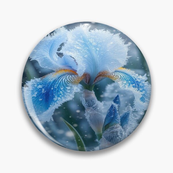 Item preview, Frozen Iris Bloom designed and sold by AmetistLight.