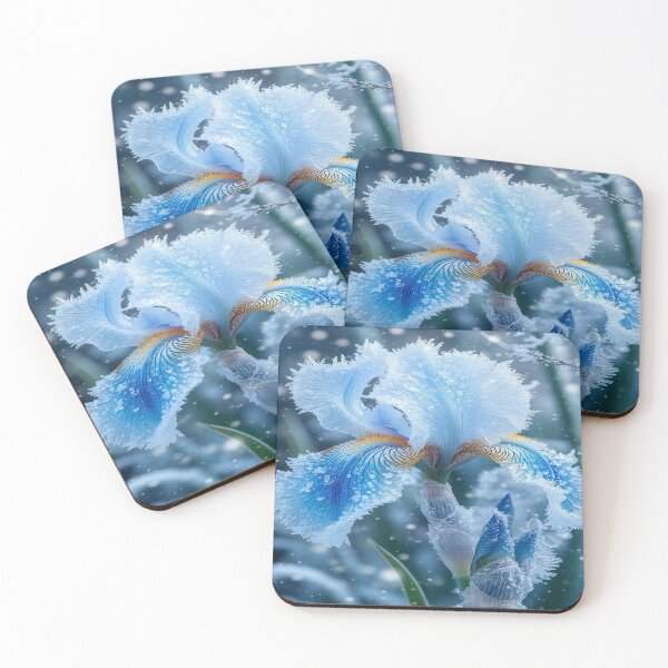 Item preview, Frozen Iris Bloom designed and sold by AmetistLight.