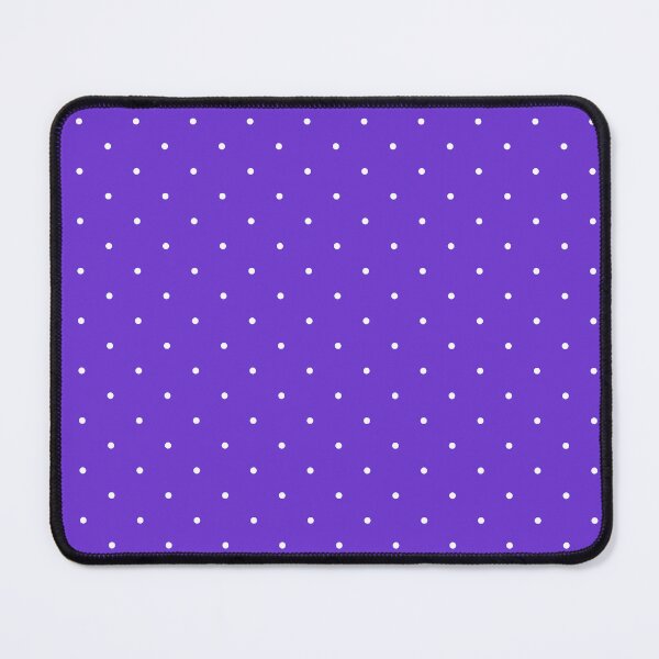 Item preview, White polka dots on purple background designed and sold by RishabhArts1.