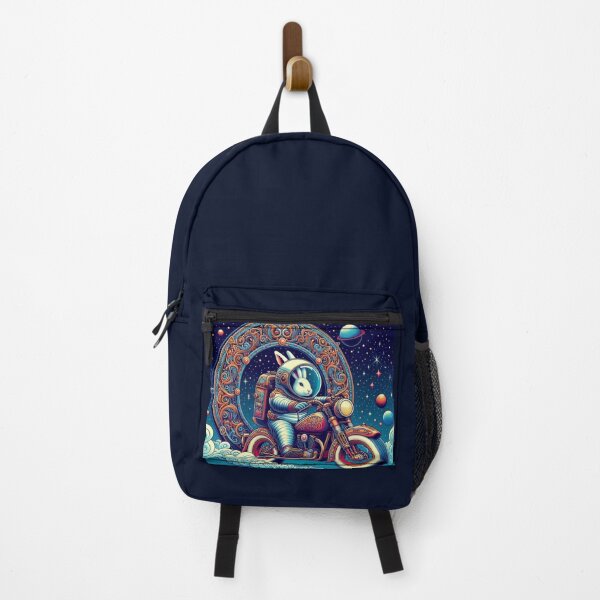 Item preview, Cosmic Rabbit Rider – Astronaut Motorcycle Fantasy designed and sold by Dogandesighn.