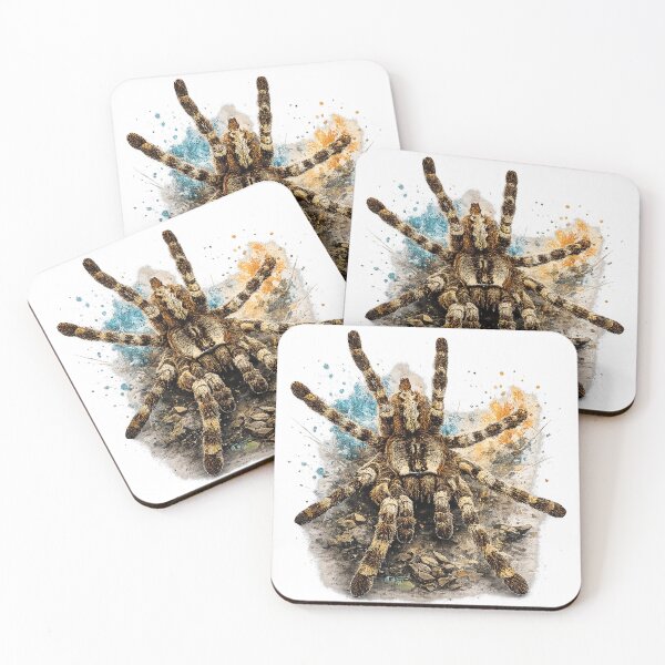 Item preview, Tarantula Explosion Art T-Shirt | Poecilotheria Ornata (Pokie Ornata) designed and sold by Liquid Venom.