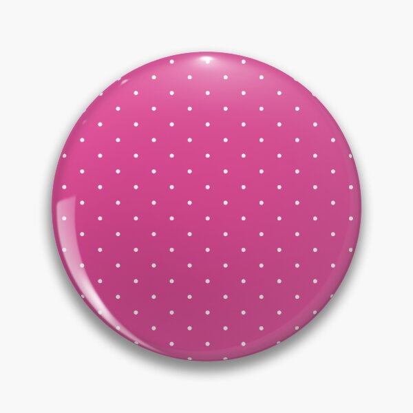 Item preview, White polka dots on pink background designed and sold by RishabhArts1.