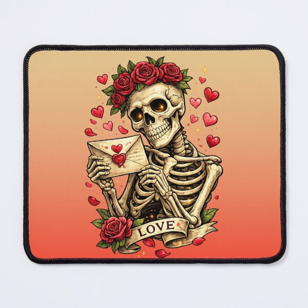 Item preview, Sending eternal love, one bone-chilling letter at a time | Valentine Skeleton designed and sold by skkyfaithArtz.