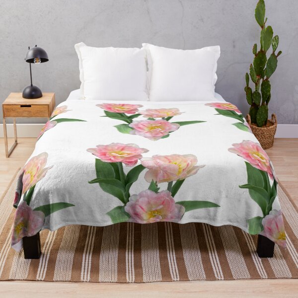 Item preview, Pink white tulips | romantic floral designed and sold by hollycooper.