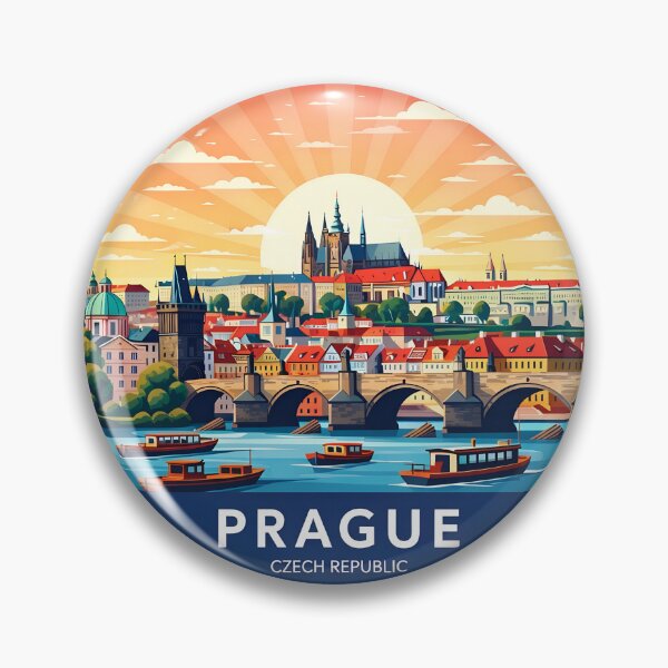 Item preview, Prague Retro Travel Graphic Design designed and sold by Timegraf.