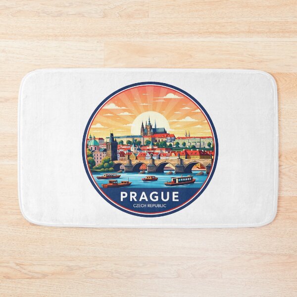 Item preview, Prague Retro Travel Graphic Design designed and sold by Timegraf.