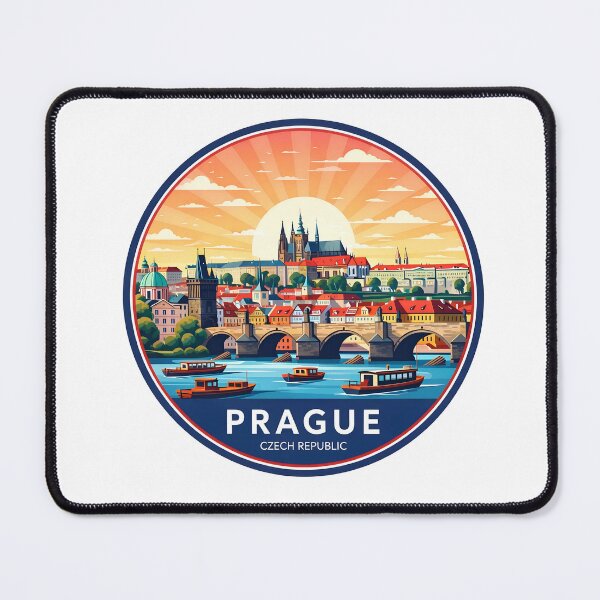 Item preview, Prague Retro Travel Graphic Design designed and sold by Timegraf.