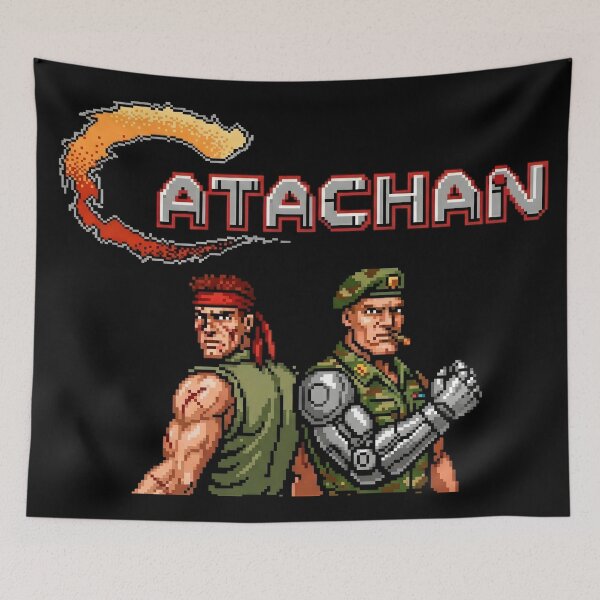 Item preview, Catachan Pixel Fighters – The Videogame Tee designed and sold by BravenBold.