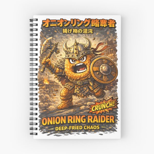 Item preview, Onion Ring Raider – Deep-Fried Chaos designed and sold by Snackwear Apparel.