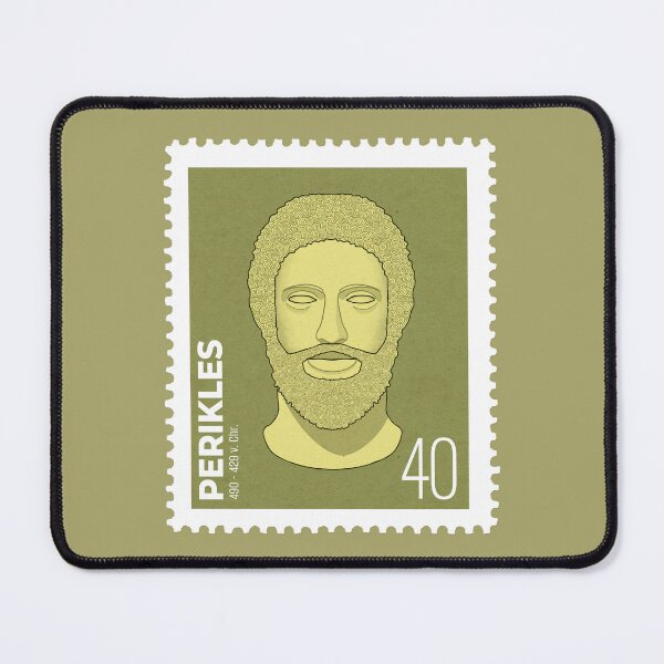 Item preview, Sello postal con la imagen de Pericles, estadista griego de Atenas. designed and sold by sanbrill.