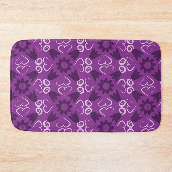 Item preview, Purple Peace Flowers Tulips Hearts in Square Orientation designed and sold by Digitalmyth's Designs.