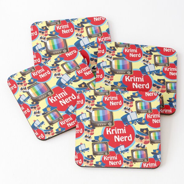 Item preview, Crime Nerd TV Police Retro Comic Pattern designed and sold by Mauswohn.