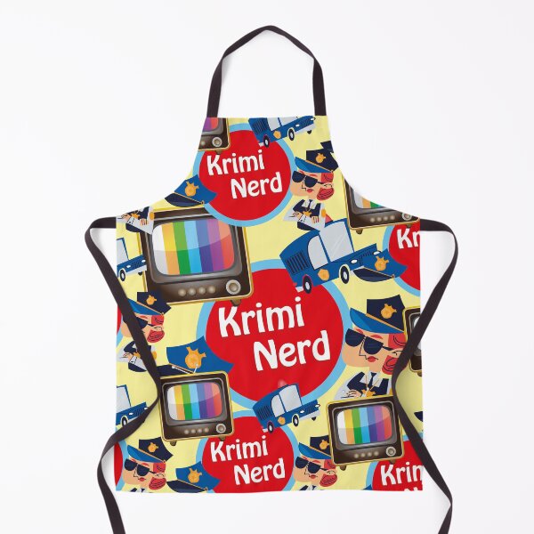 Item preview, Crime Nerd TV Police Retro Comic Pattern designed and sold by Mauswohn.