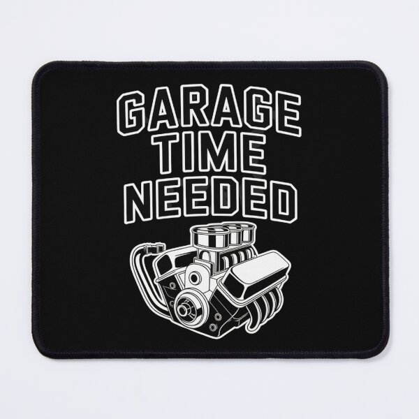 Item preview, “Garage Time Needed” Fathers Day Apparel – Vector Artwork with V-8 Engine designed and sold by Peter Stawicki.